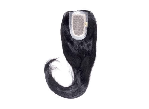 Crown Closure: Silk Top Hidden Knots Closure with 1CM Clear PU Perimeter