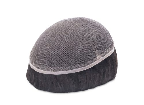 Full Lace: French Lace Base reinforced with hand-sewn support lines.