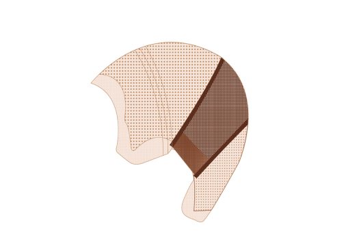 PB-207: Lace Front and Back Wig with Ear-to-Ear Stretch Mesh Crown